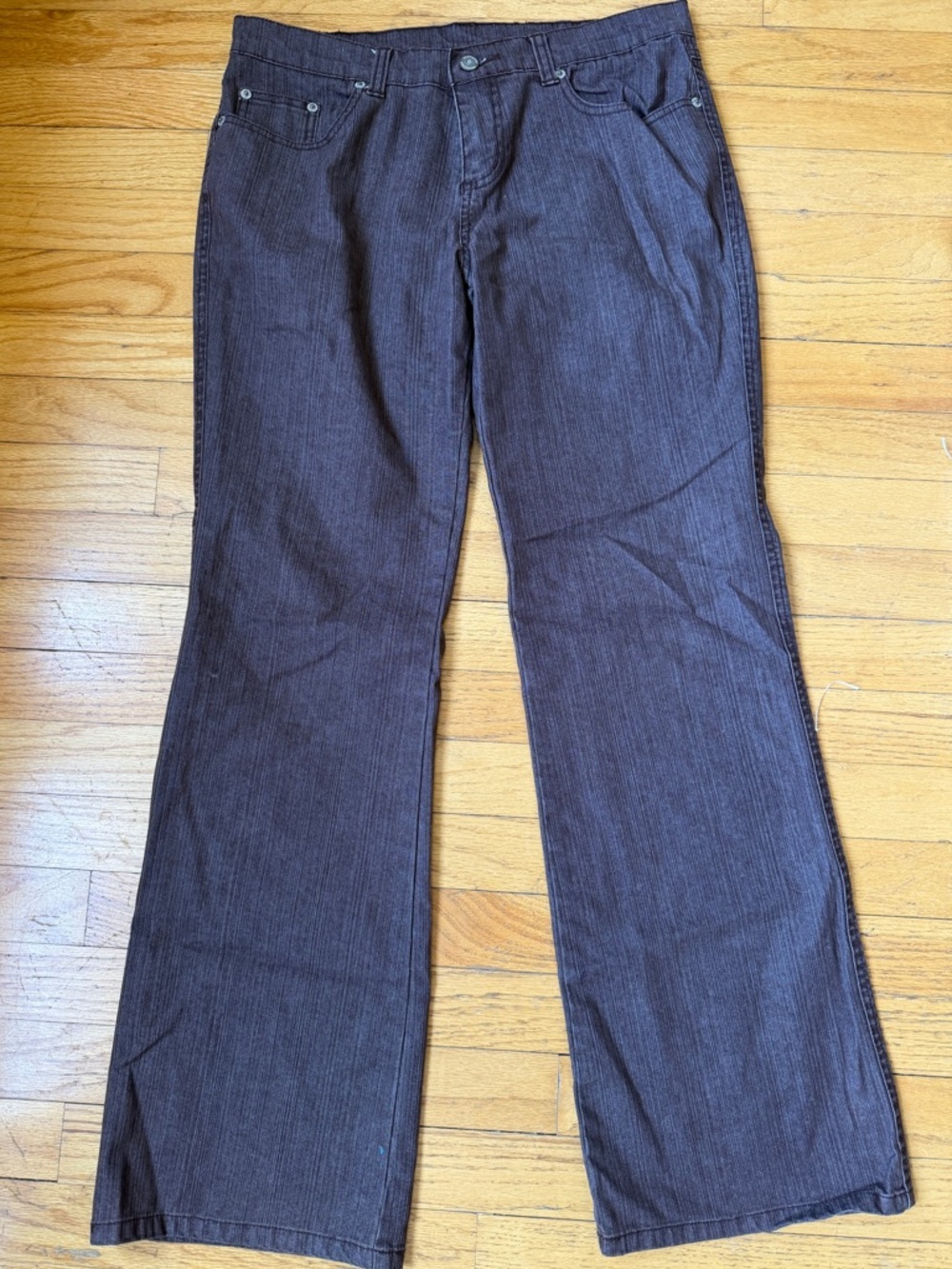 Brown Wide-Leg Pants